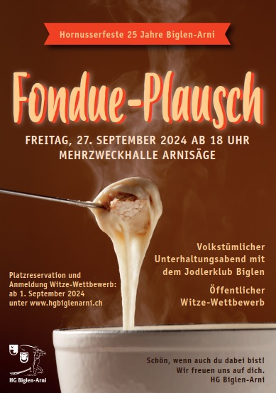 Flyer Fondue Plausch